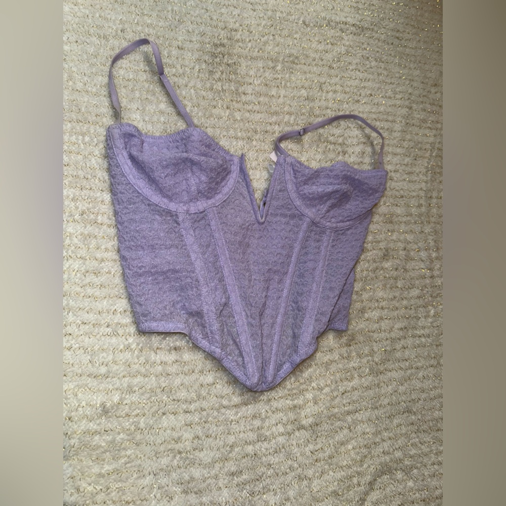 Adidas Lavender Lace Top